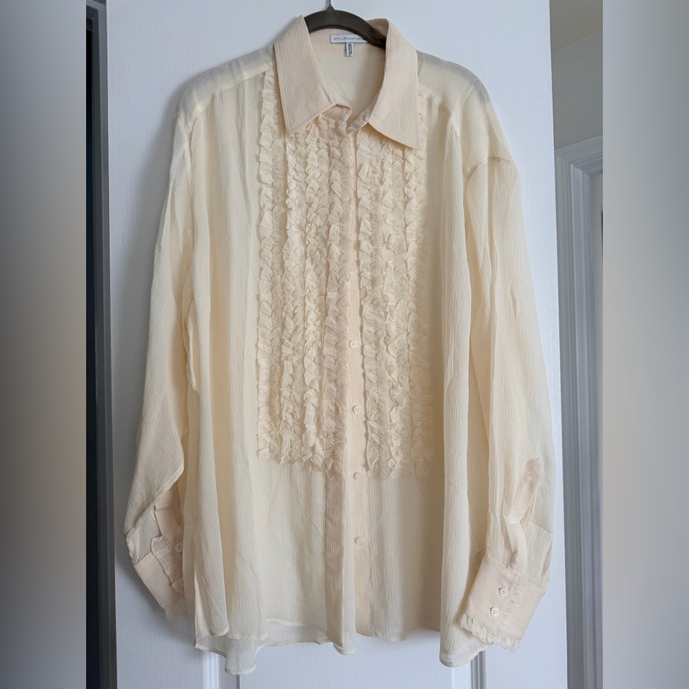 Stella McCartney H&M Silk blend blouse - L